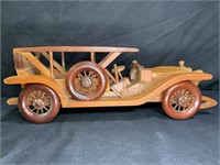 Wooden 1914 Sunbeam Model Car