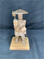 Japanese Carved Wood Figure with ladles