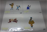 C7) 4 Animation Cels 1997 HBO The Pied Piper