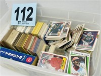 Tote of Football & Baseball Cards