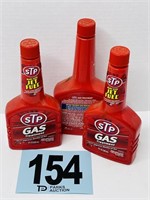 3 Bottles STP Gas Treatment