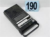 Vintage GE Portable Tape Player