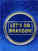 Lets Go Brandon 2024 Trump Gold Token