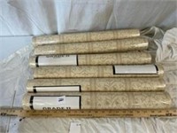 6 Rolls of Vintage Period Wall Paper *New*