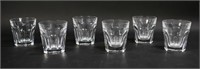 Set of 6 Baccarat Harcourt Old Fashioned Glasses