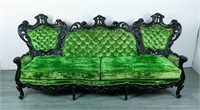 American Rococo Revival Style Sofa