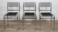 Three Rene Herbst Style Sandow Chairs