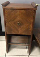 COPPER LINED HUMIDOR SIDE TABLE