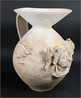 Terra Cotta Vase Hermes & Apollo