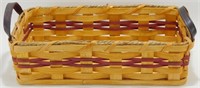 Very Nice Handcrafted Amish Woven Wooden Cracker