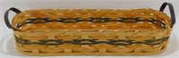 Handcrafted Amish Woven Wooden French Bread