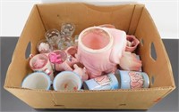 ** Collection of Pink Elephant Items