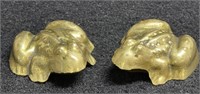 Anatomically correct Brass Frogs