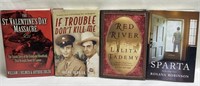 Lot of 4 books with dust jackets