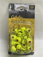 Cabela’s Solid-Color Jig With Barb- lead