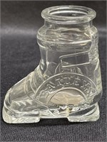 Vintage Baileys Glass Ski Boot