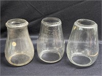 3 Lantern Globes-One is marked Dietz and One is