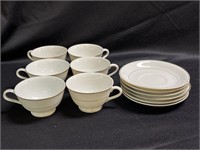 Set of 6 cups and plates- Noritake China Made in