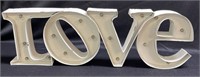 Home decor metal lighted sign