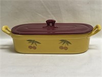 Made in Italy Beautiful Covered Dish 17”