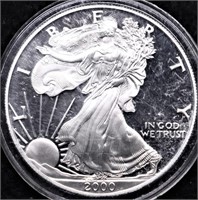 2000 PROOF SILVER EAGLE