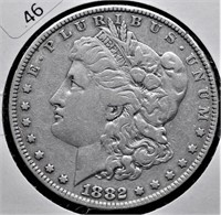 1882 MORGAN DOLLAR VG