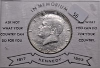 1964 KENNEDY HALF DOLLAR CHOICE BU