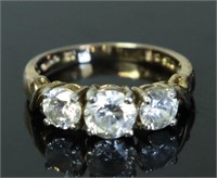 STERLING SILVER CZ RING SIZE 7.5