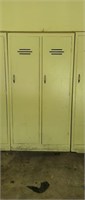 Vintage Wood 2 Door Locker