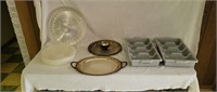 Silver Plate and Other Serving Trays