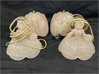 PINK DEPRESSION GLASS LAMPS