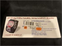 2-WAY FRS/GMRS WRISTWATCH RADIO