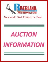 ONLINE AUCTION INFORMATION
