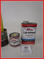 NEW ALVIN LAB SOLVENT AND LAB-METAL