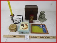 ASSORTED HOME DECOR AND COLLECTIBLES