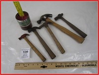 LOT OF 5 HAMMERS