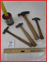 LOT OF 4 HAMMERS