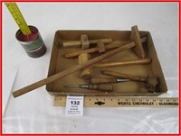 ASSORTED WOOD TOOLS