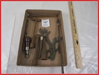 ANTIQUE TOOLS - WRENCHES - DRILL BITS -  SOCKETS