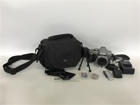 Panasonic Lumix DMC-FZ18 with accessories