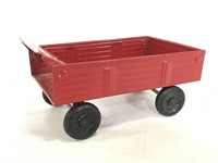 Vintage metal ERTL cart