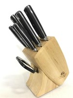Chicago Cutlery knife set in wood block