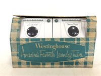 Vintage Westinghouse laundry machine shakers
