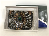 Lee Sands new sealed Peacock wallet