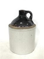 Glaze stoneware whiskey jug