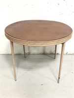 Vintage Durham round folding table
