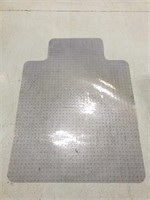 Clear plastic mat
