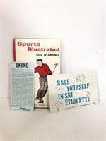 Vintage 1957 Sports Illustrated book of skiing