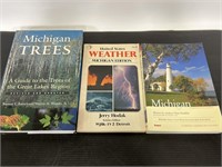 Vintage signed and newer Michigan book lot