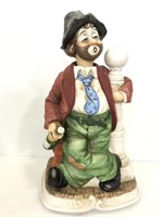 Vintage porcelain clown man figure